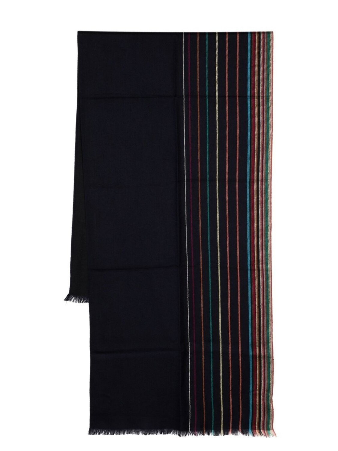 

Paul Smith шарф из смеси шерсти и шелка, синий