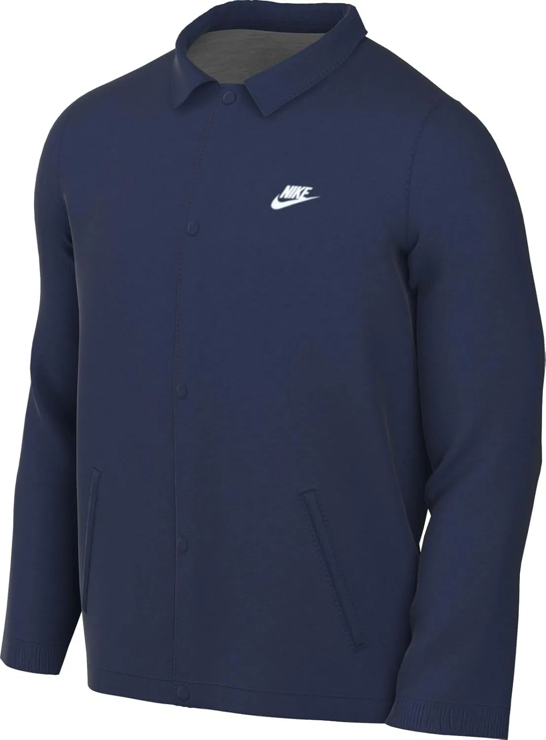 Куртка тренера Nike Club для мужчин, темно-синяя (Midnight Navy)