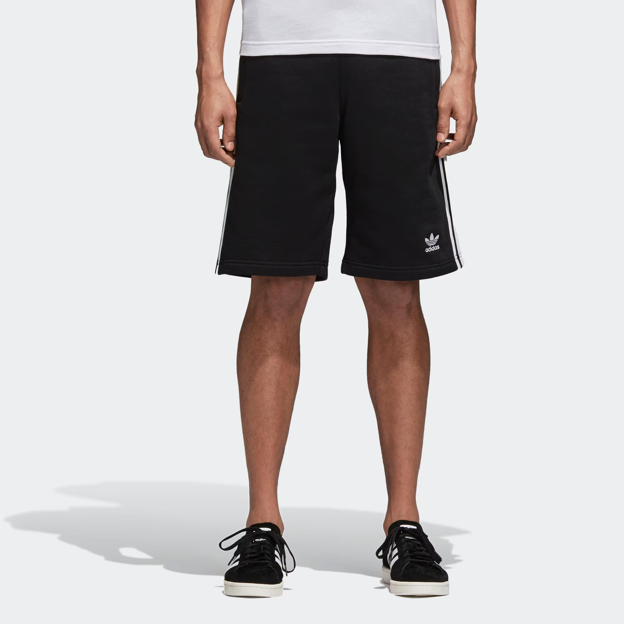 ADICOLOR3 Полосатые Спортивные Шорты Мужские Черные Adidas Originals — фото 4