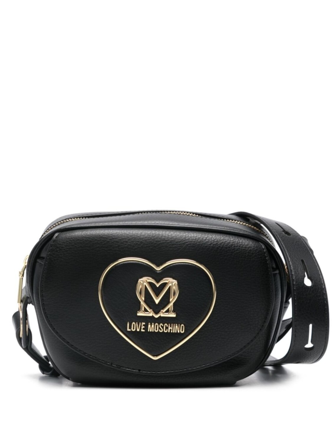 

Love Moschino сумка через плечо с логотипом, черный
