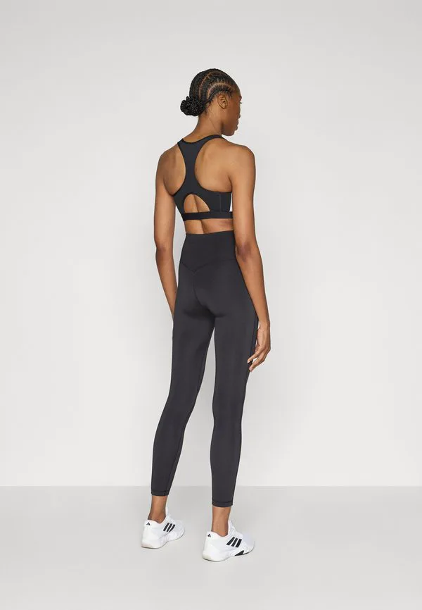 3 stripes studio all me 7/8 xover leggings Adidas Performance, Black — фото 3