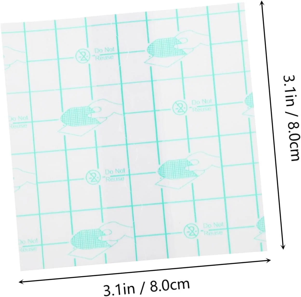 Палетка для макияжа LALADEFIEE белая 8x8x0.1 см — фото 2