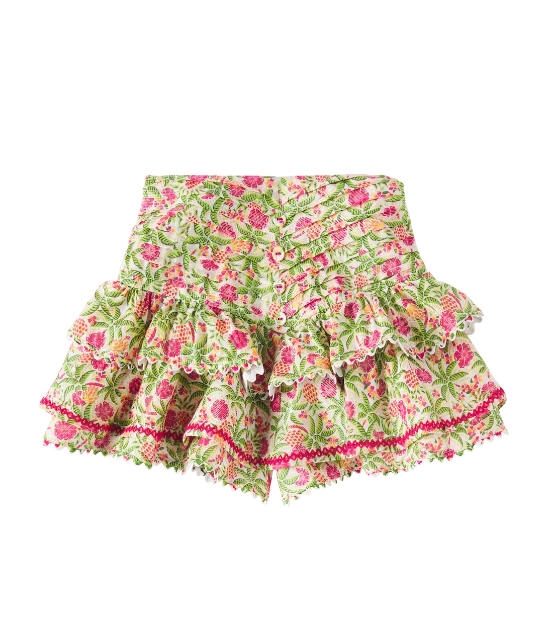 

Юбка Alizee из хлопка Poupette St Barth Kids, Pink Honolulu