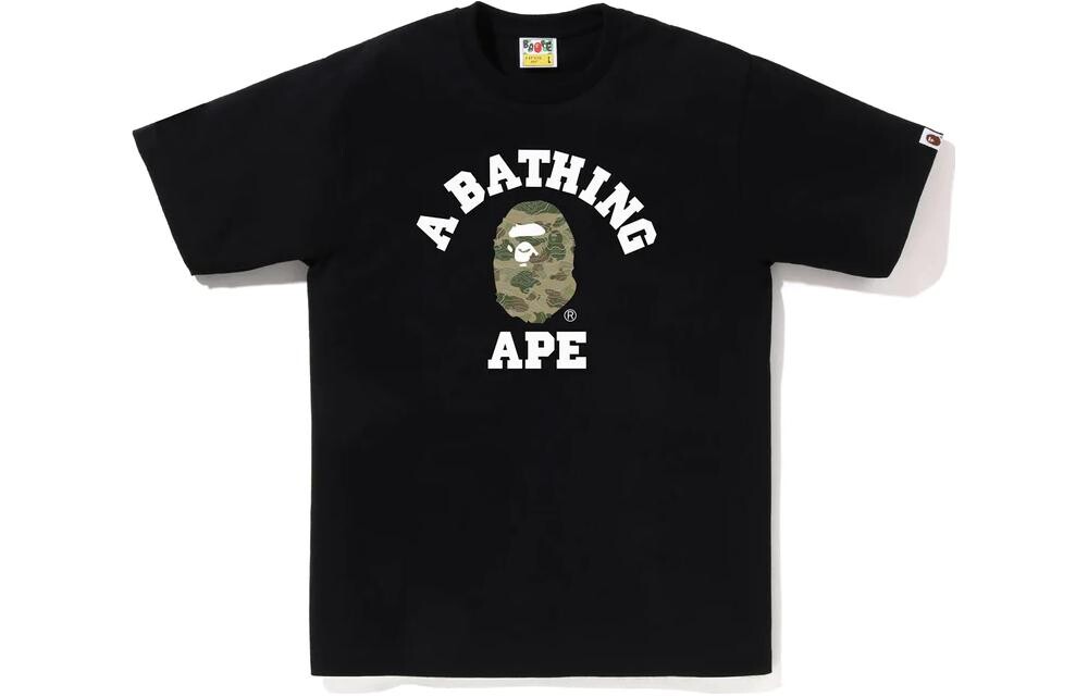 

Футболка Bape FW23 LAYERED LINE Series для мужчин A Bathing Ape, черный