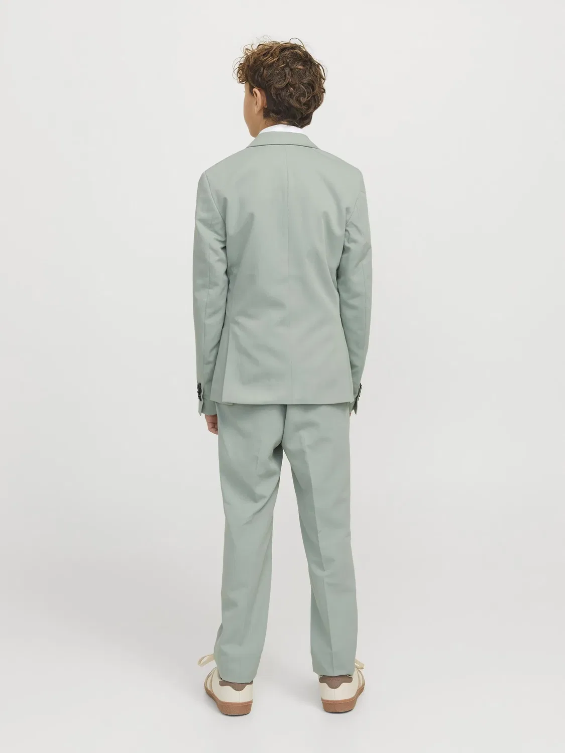 Блейзер однотонный JACK & JONES Junior, Iceberg Green — фото 3
