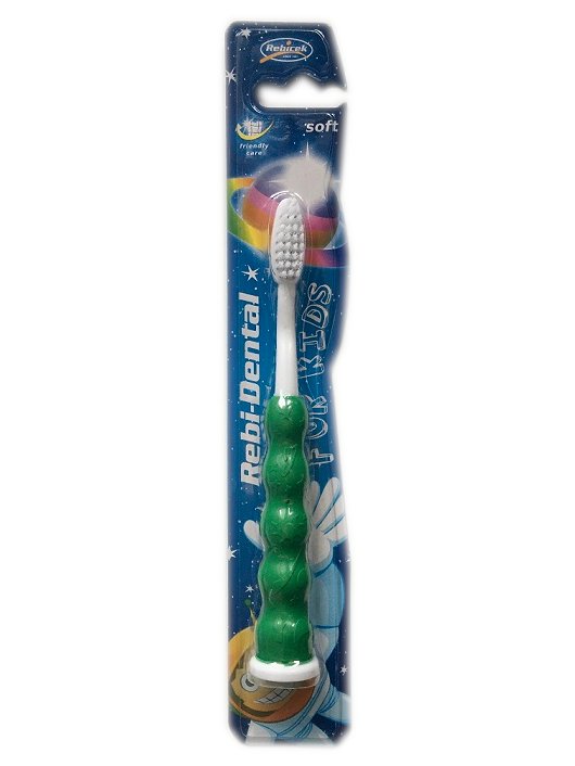 

Rebi-Dental, Зубная щетка, мягкая, для детей, Микс цветов