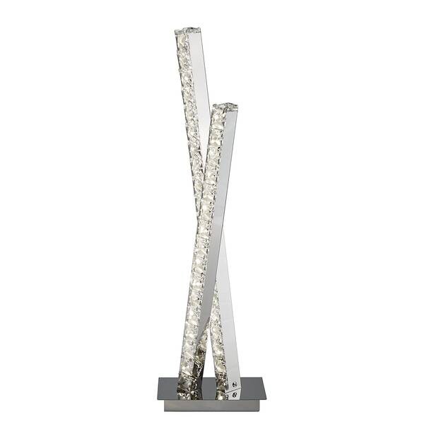 

Светодиодная настольная лампа searchlight Clover, серебряный