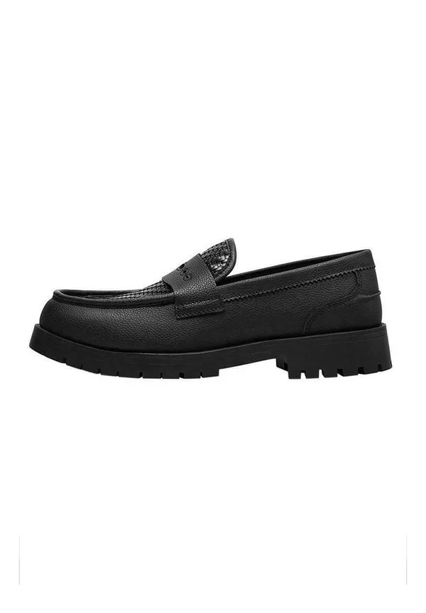Лоферы без шнурков Pull&Bear, Black