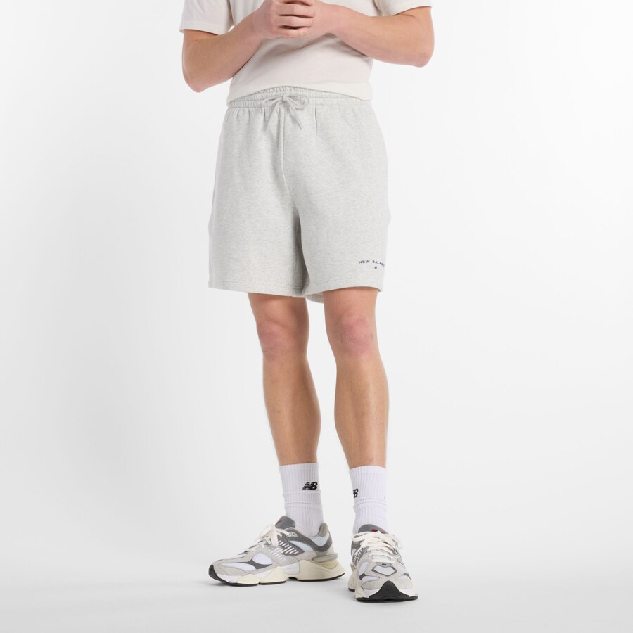 

Повседневные брюки new balance Reimagined Fleece Graphic Short 7, Grey