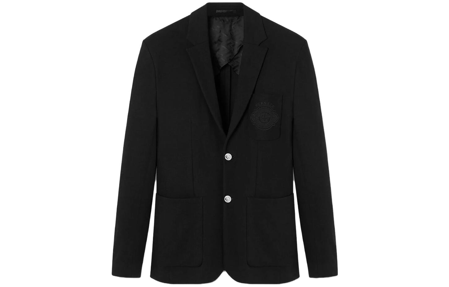 

Versace Мужской деловой пиджак, черный