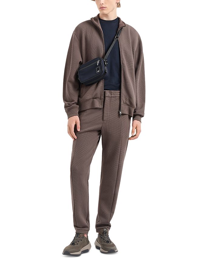 Футболка с коротким рукавом и логотипом Emporio Armani, синий — фото 2