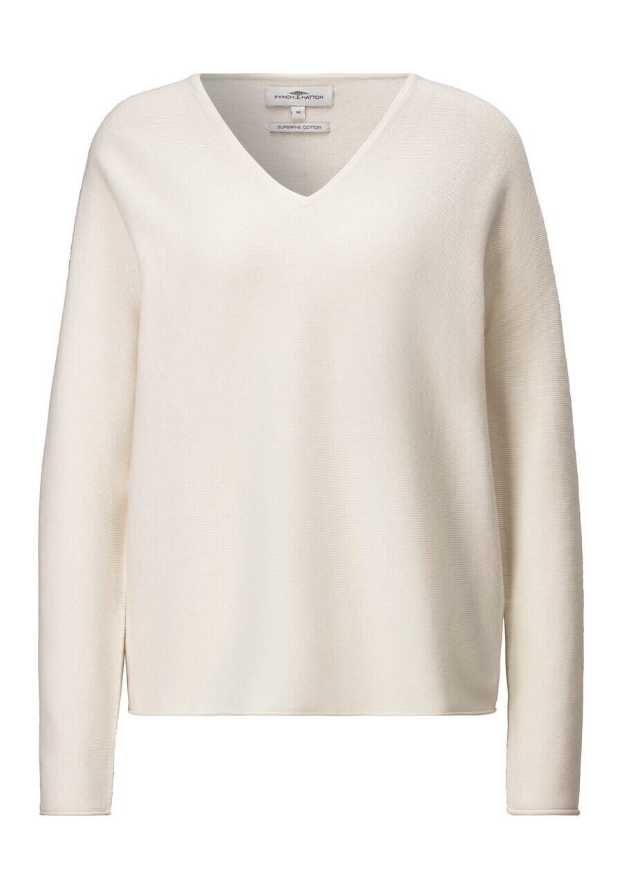 

Базовый свитер FYNCH-HATTON Sweater, кремовый
