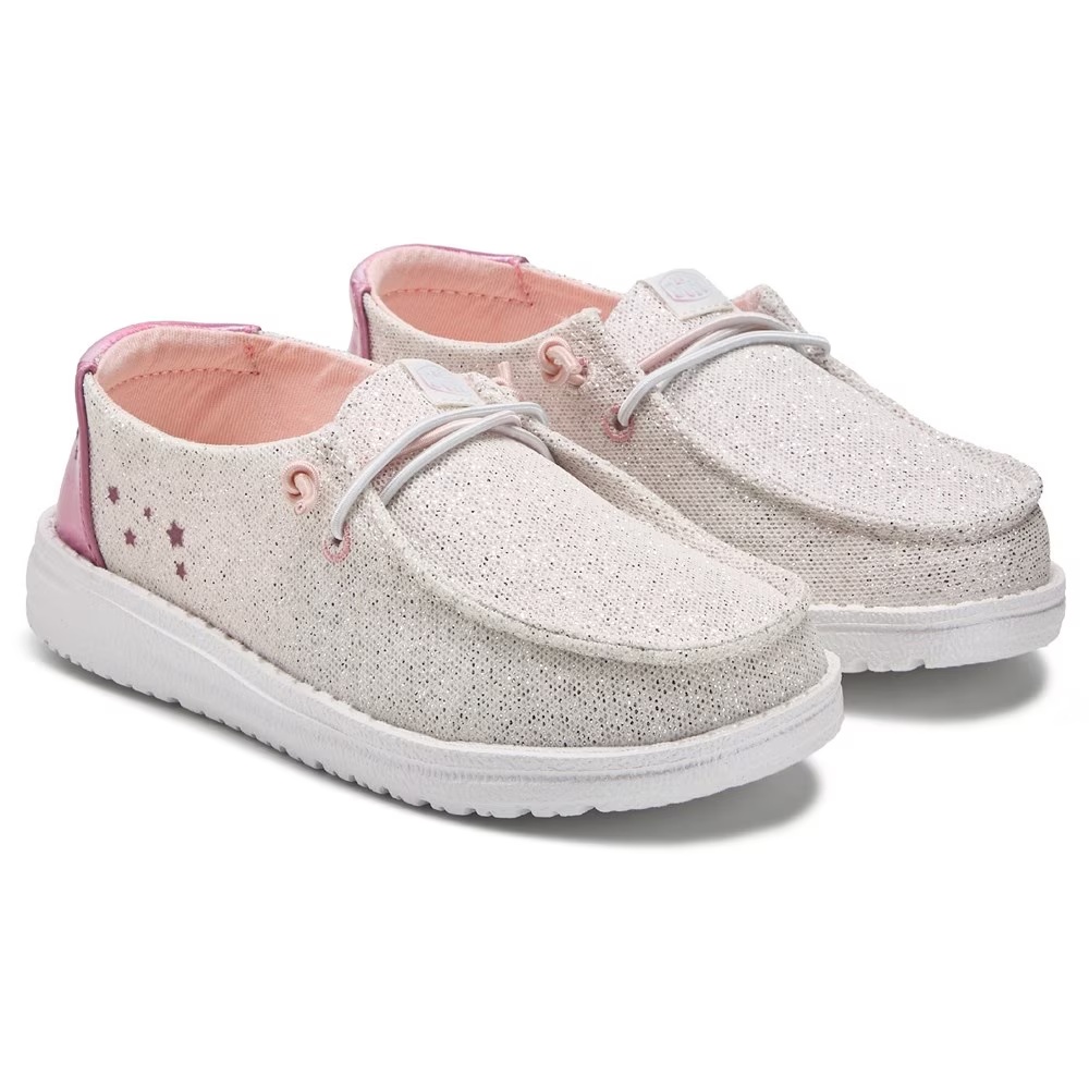 

Туфли для малышей Heydude Wendy Slip On, silver star metallic