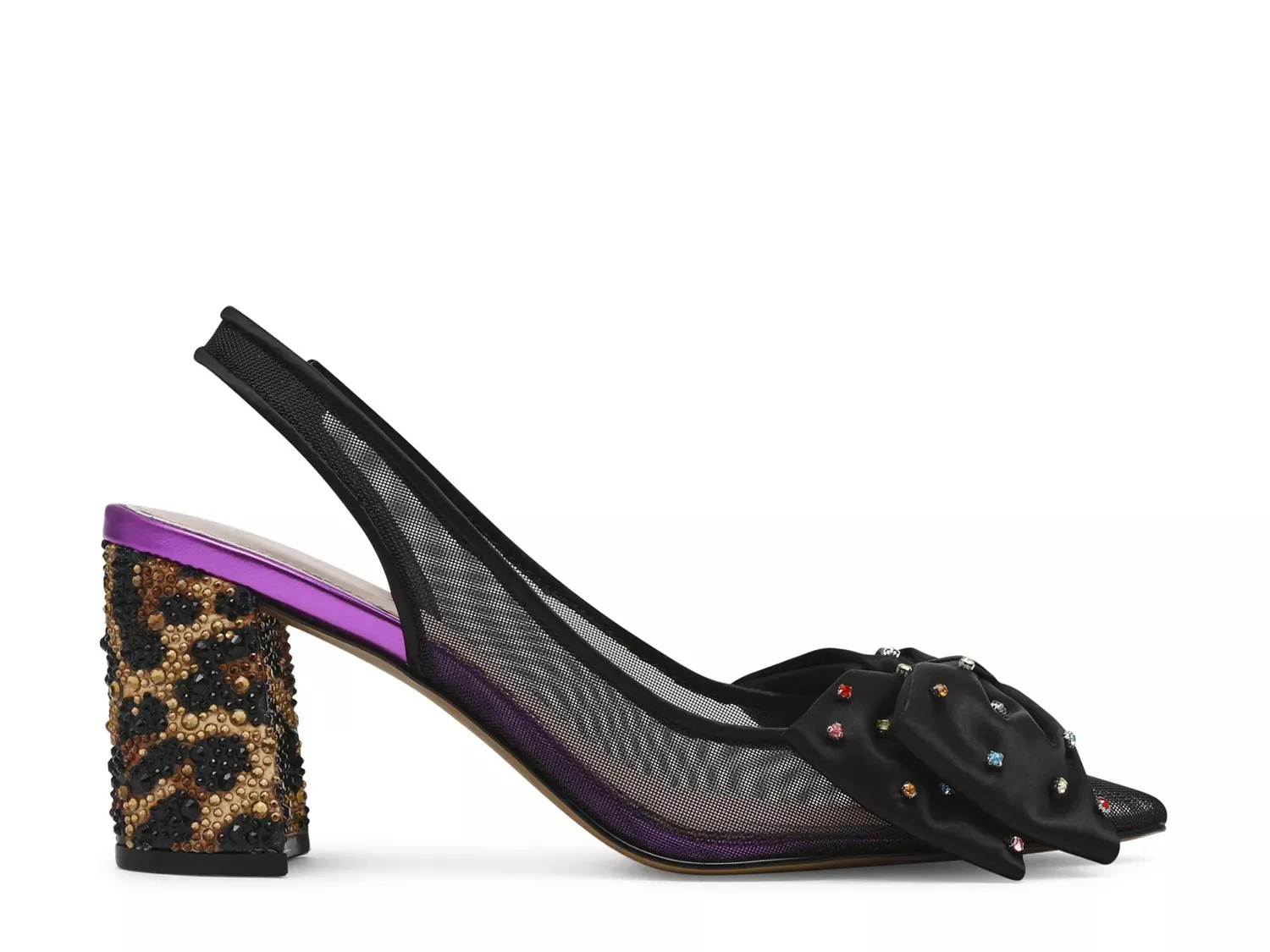 Туфли-лодочки Betsey Johnson Hollyy Pump, разноцветный леопардовый принт — фото 4