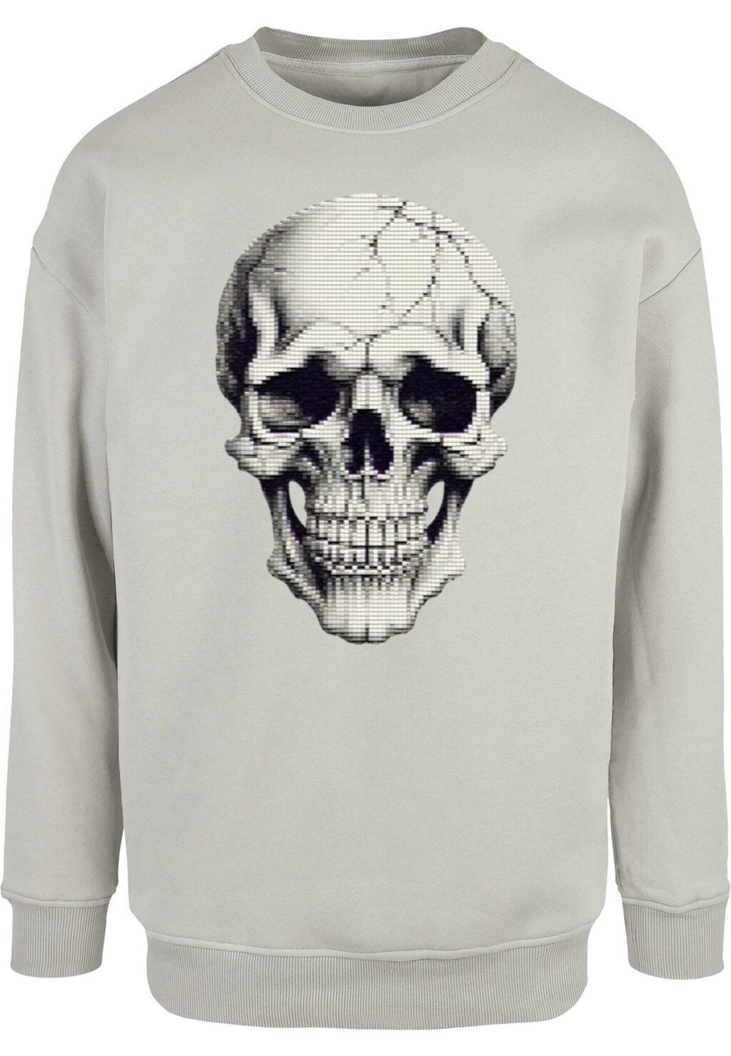 

Толстовка HALLOWEEN SKULL CREWNECK Merchcode, светло-серый
