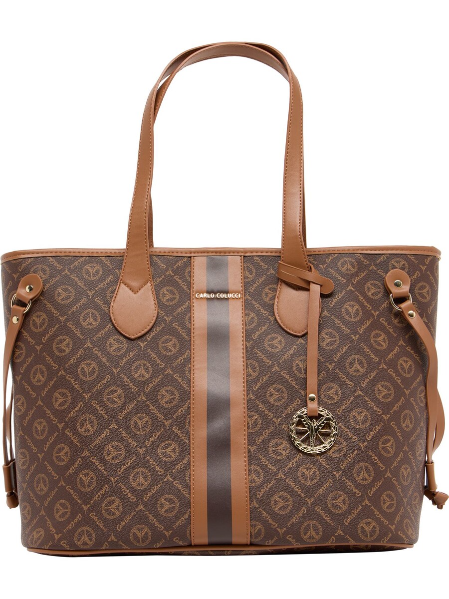 

Сумка-шоппер Carlo Colucci Eccli, Brown/Brocade