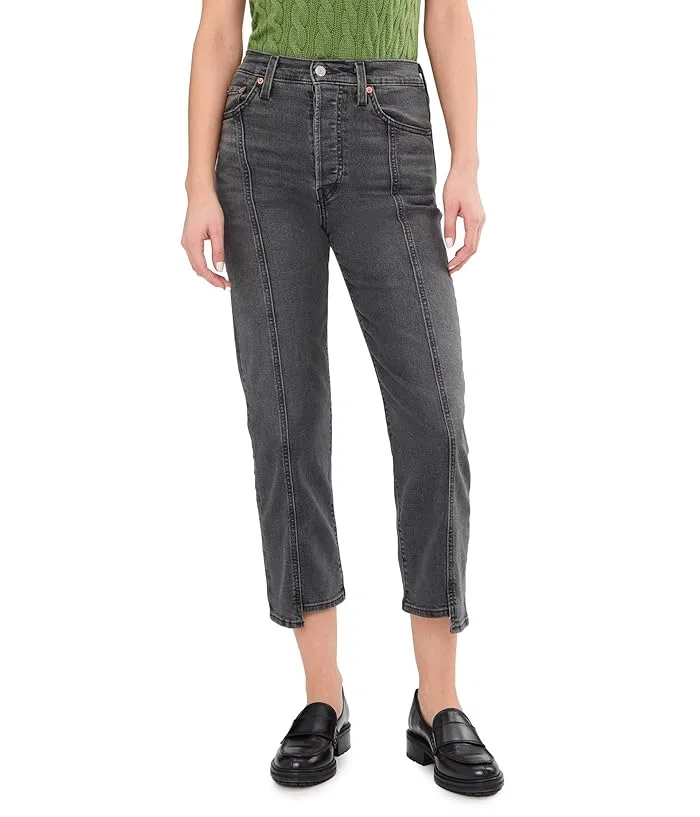 Джинсы с высокой посадкой модель Ribcage Ankle Seamed Edge Levi's Womens, Kiss Goodbye