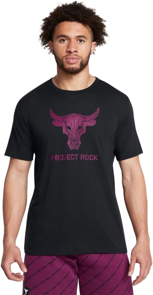 

Мужская футболка с коротким рукавом Under Armour Project Rock Payoff Graphic, (003) Black/Purple Gemini, Черный, Мужская футболка с коротким рукавом Under Armour Project Rock Payoff Graphic, (003) Black/Purple Gemini
