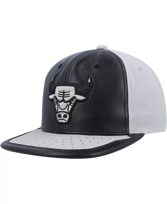 

Мужская черная, серая бейсболка Chicago Bulls Day One Snapback Mitchell & Ness