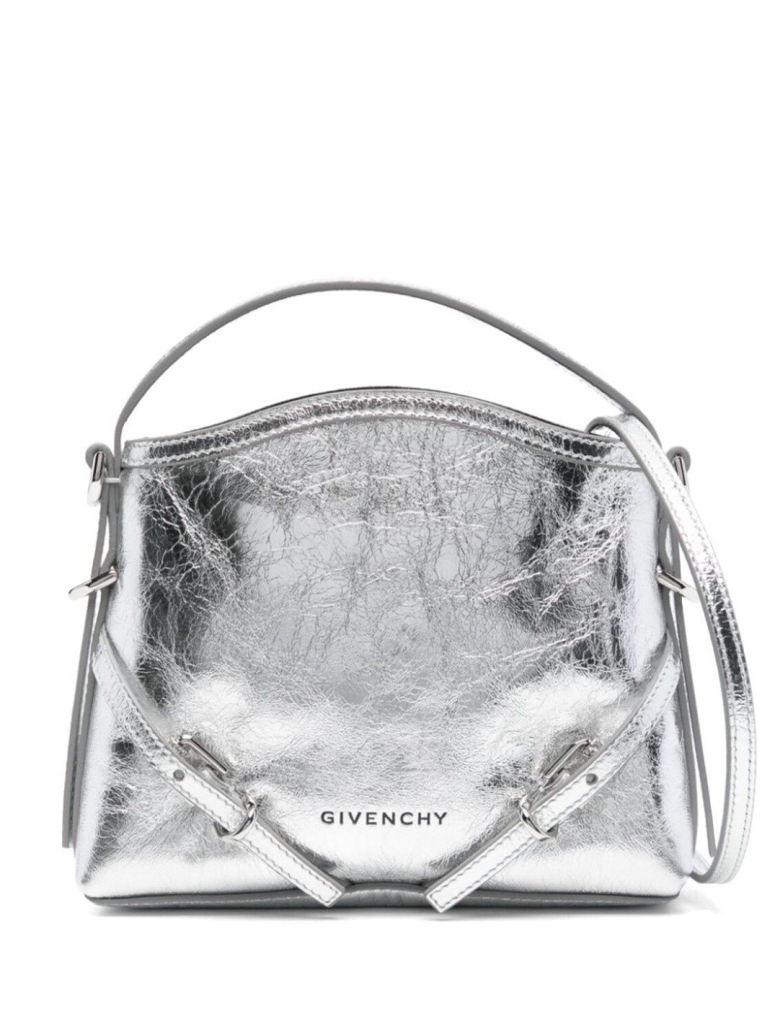 

Сумка-тоут nano Voyou Givenchy, серебряный