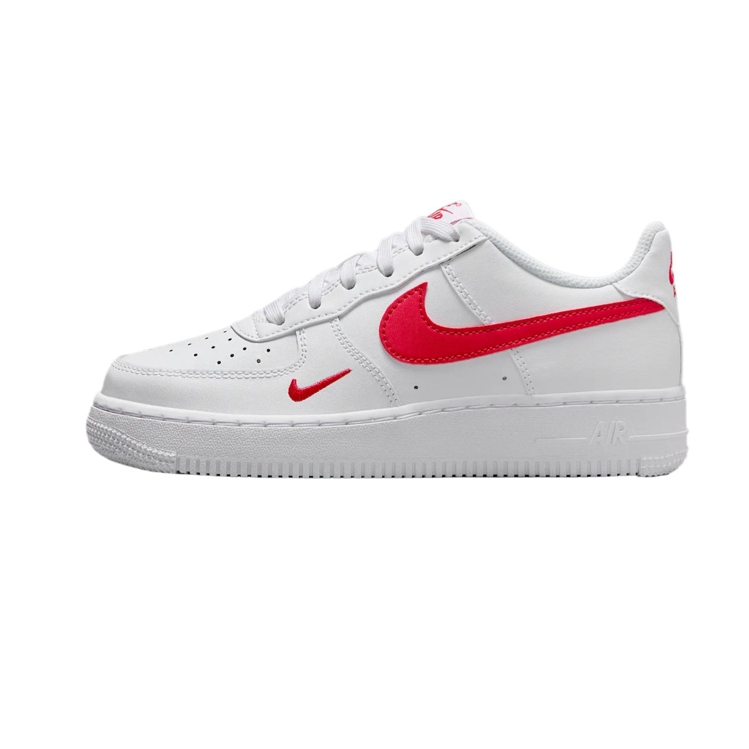 

Nike Кроссовки для скейтбординга Air Force 1 Lv8 Abrasion Resistant низкие детские White/University Red