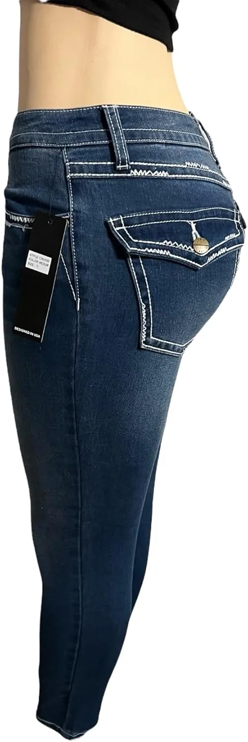 Женские джинсы Mid Rise Skinny, Comfort Fit — фото 2