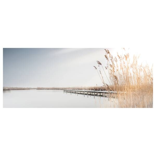 

Картина на холсте A.S. Création See Reeds On The Lake цвет blau/beige