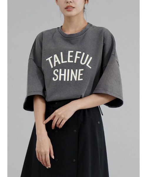 

Топ с винтажным логотипом YORT