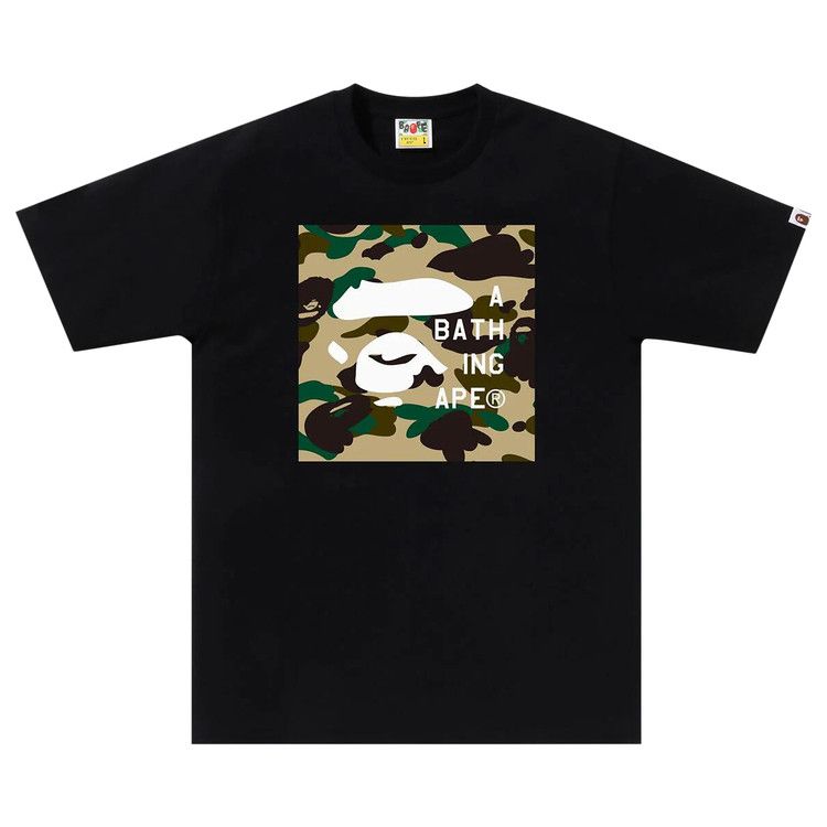 

Футболка BAPE 1st Camo Face Tag Logo Tee, Black