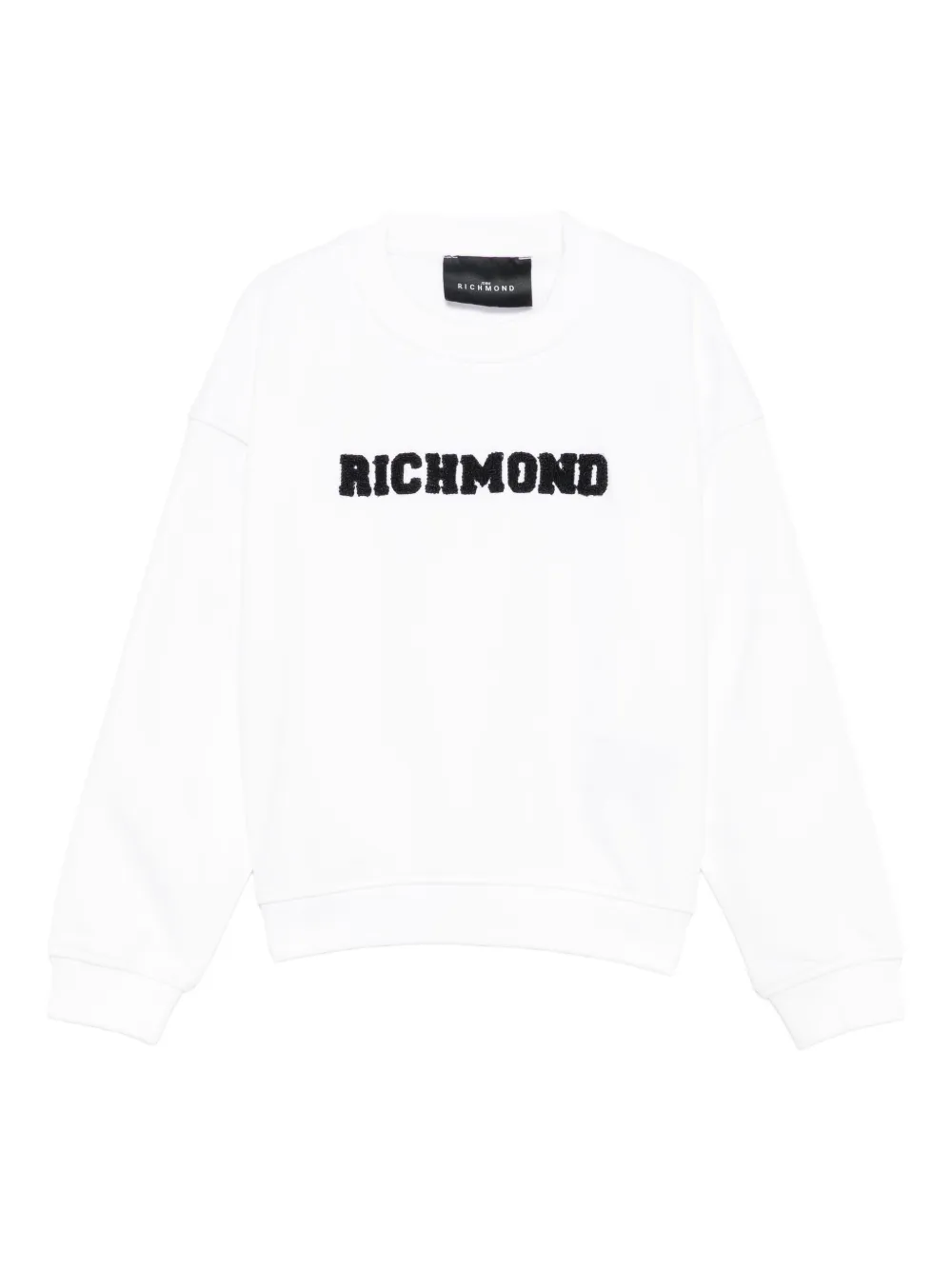 

Толстовка с вышитым логотипом John Richmond Junior, белый