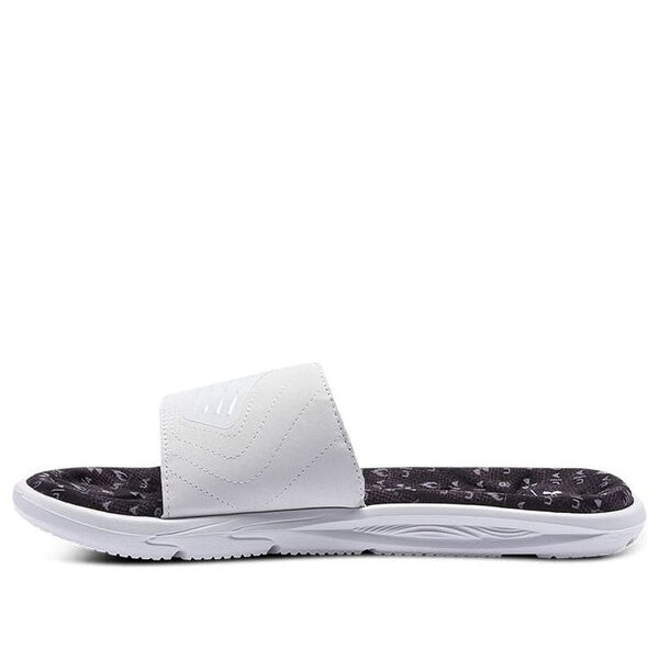 

Тапочки mercenary 12 slide 'white black' Under Armour, черный