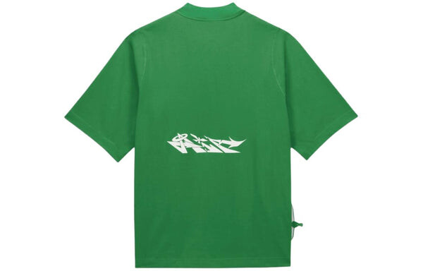 Футболка Nike x OFF-WHITE Mc T-Shirt Asia Sizing 'Kelly Green', зеленый — фото 3