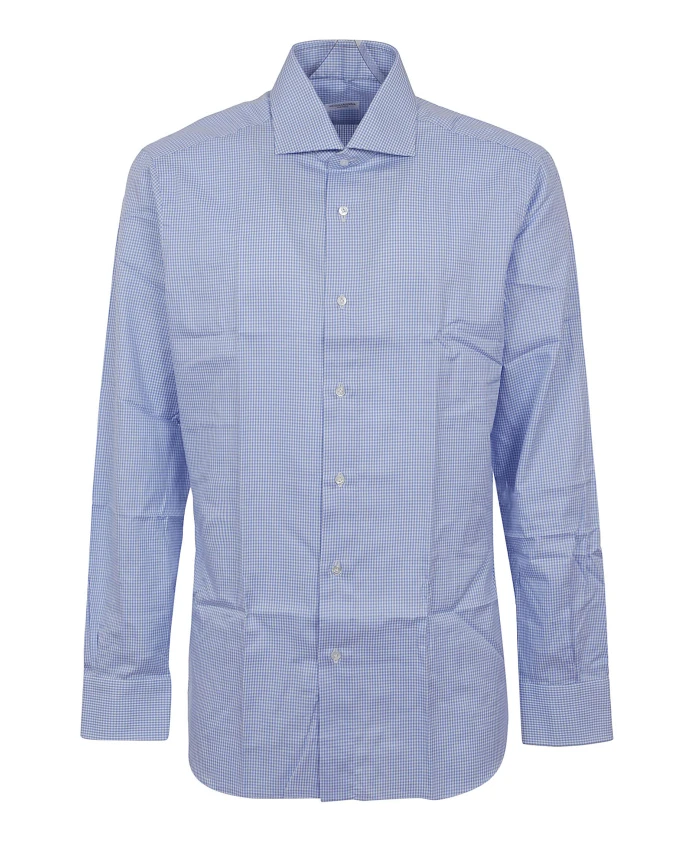 

Хлопковая рубашка Buonamassa, синий