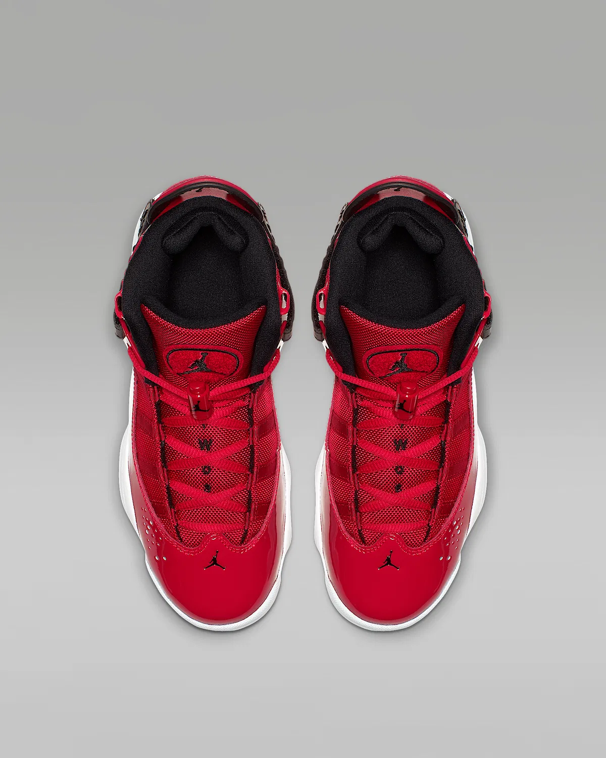 Детские кроссовки Jordan 6 Rings, Gym Red/White/Black — фото 4