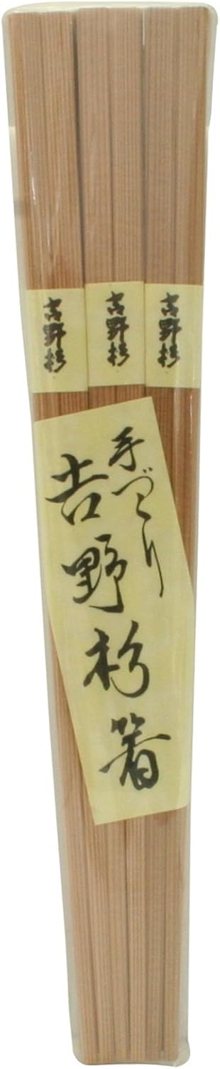 

Yoshii Shoji YOS-020 Yoshino Cedar, Akashime, квадратный ролл Оби, разделенные палочки для еды премиум-класса, 9,4 дюйма (24 см), 6 пар, ресторан Kaiseki