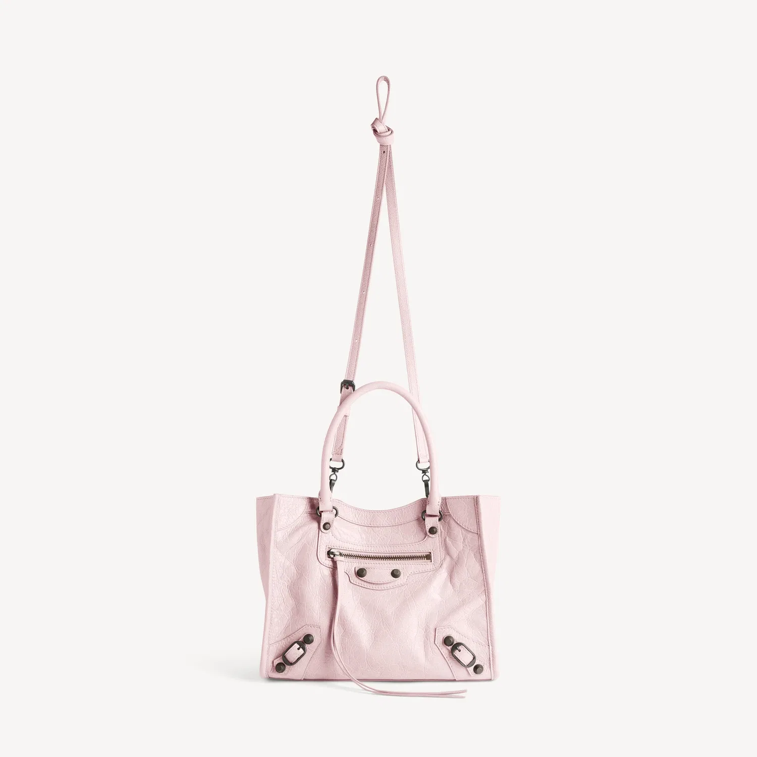 Женская сумка-тоут Le City Mini в цвете Розовый лепесток BALENCIAGA — фото 4