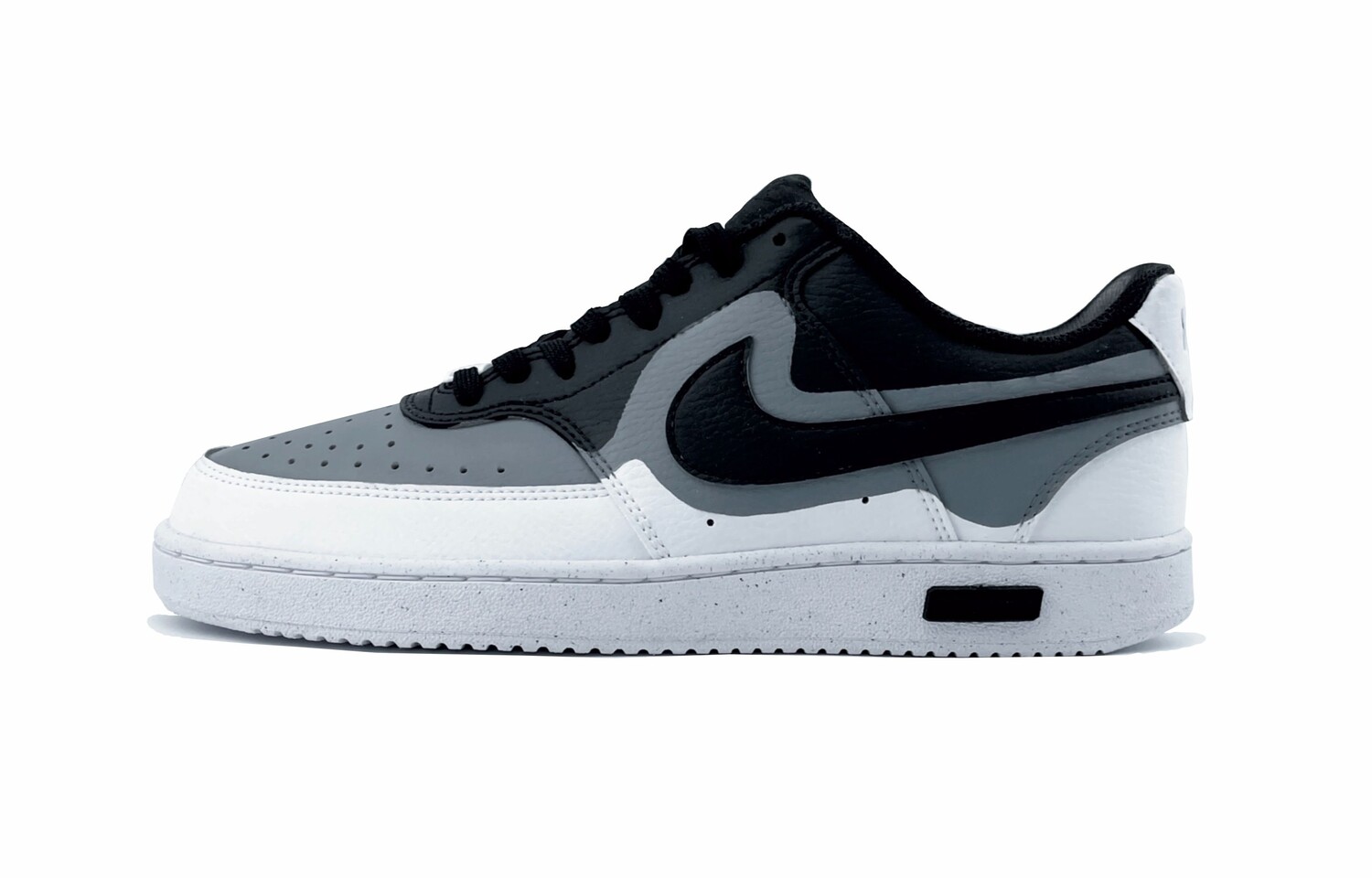 

Кроссовки Nike Court Vision 1 Skateboarding Shoes Men Low-top Black/white/gray, черный