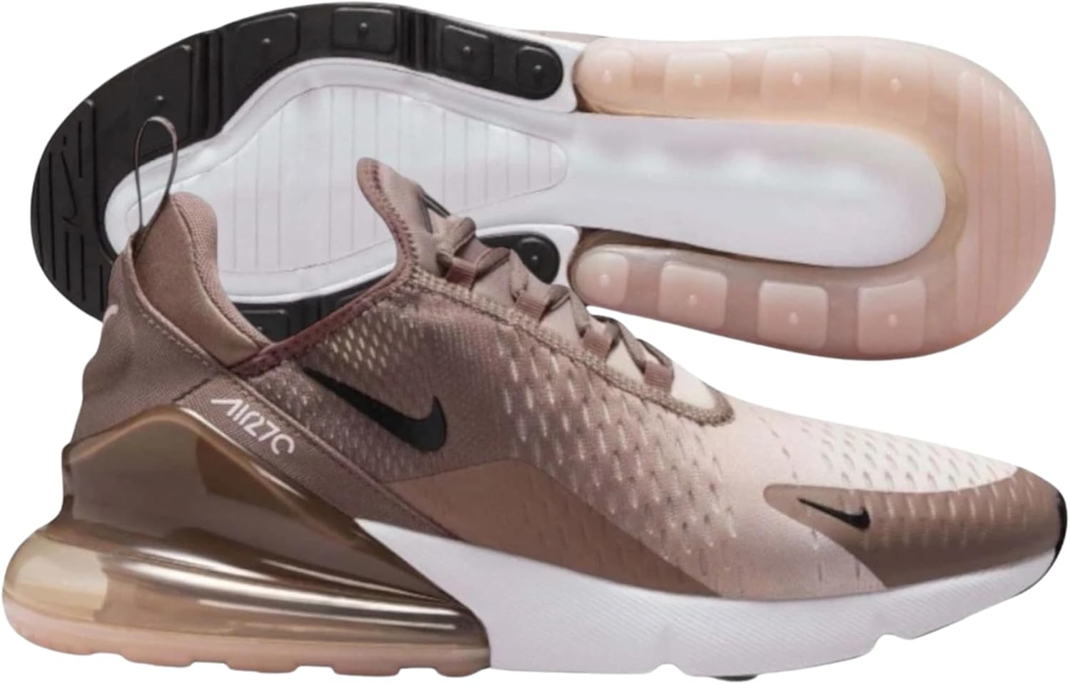 Мужские кроссовки для тренировок Nike Air Max 270, цвет Mink Brown/Black-Blanc/Orewood Brown IB7751-200., Mink Brown/Black-Blanc/Orewood Brown — фото 4
