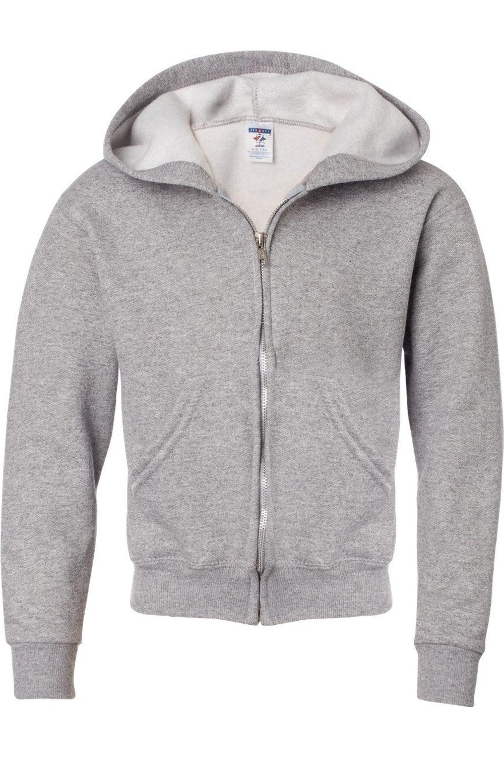 

Толстовка с капюшоном JERZEES NuBlend Youth на молнии, Oxford