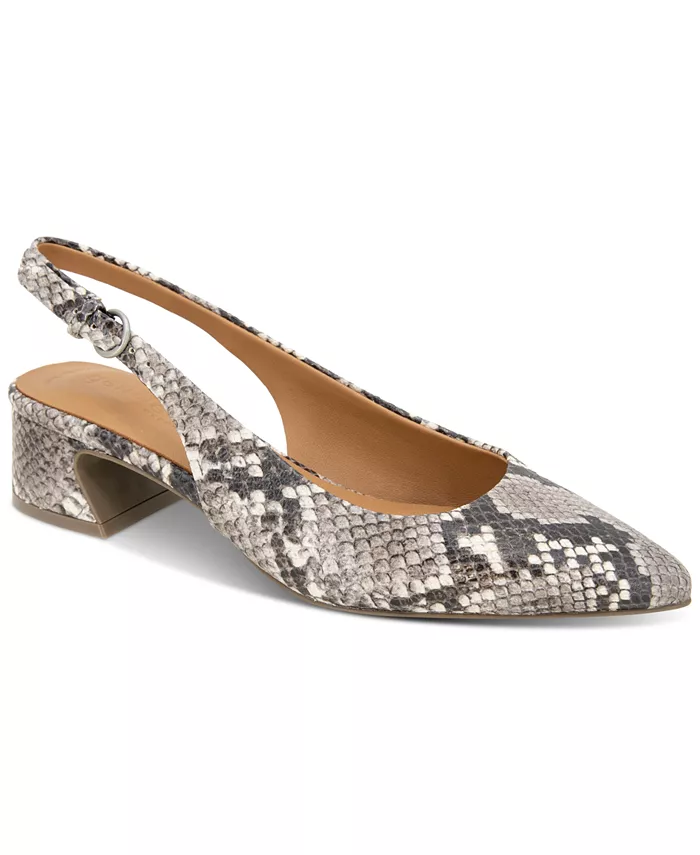 Женские туфли Georgia Slingback на блочном каблуке Gentle Souls, черный
