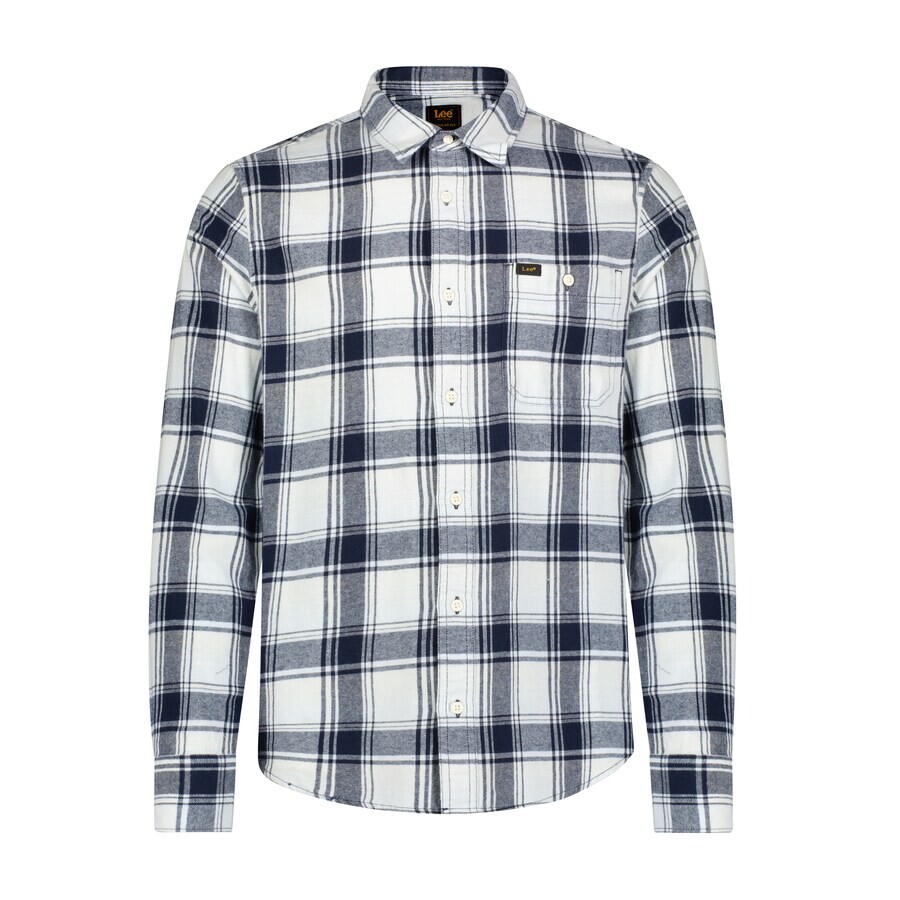 

Клетчатая рубашка Lee Regular fit Button Up Shirt, небесно-синий