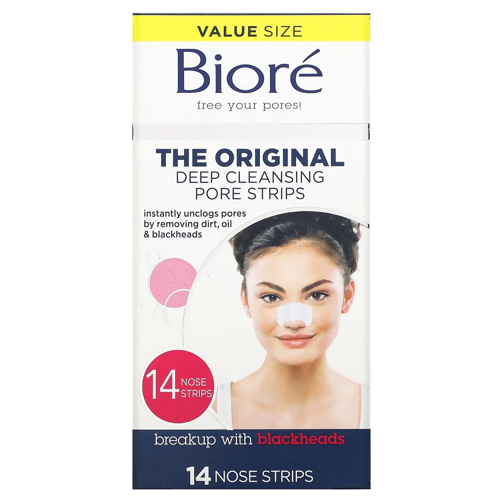 

Полоски для носа Biore Deep Cleansing Pore Strips, 14 штук