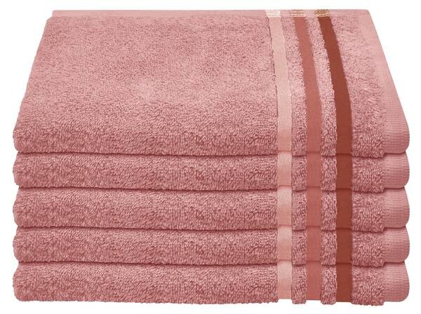 

Набор полотенец Schiess шт Skyline Color 5-teilig, 30x1x50 см, старый розовый