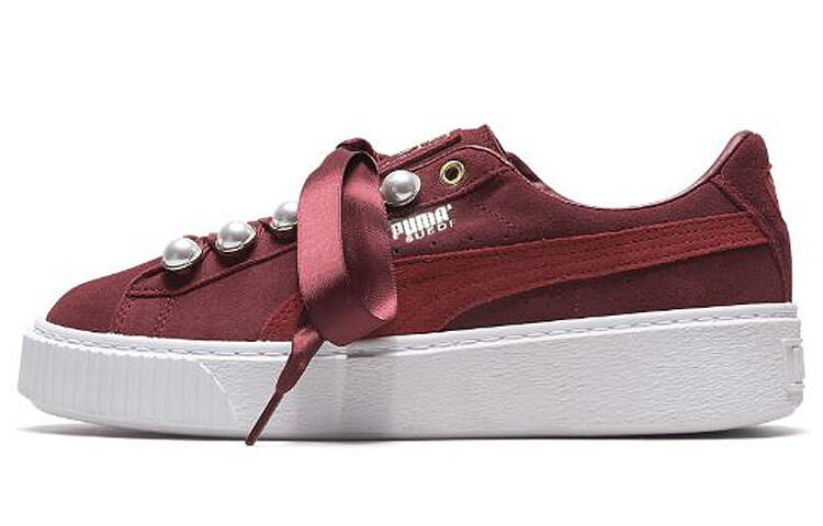 

Кроссовки PUMA Suede Platform Bling 'Red' Women's