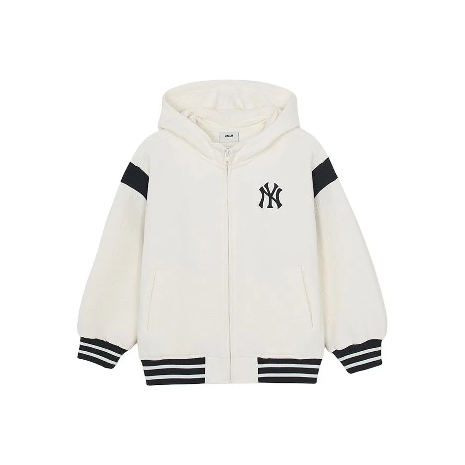 Худи с капюшоном Moderate MLB KIDS, Ivory