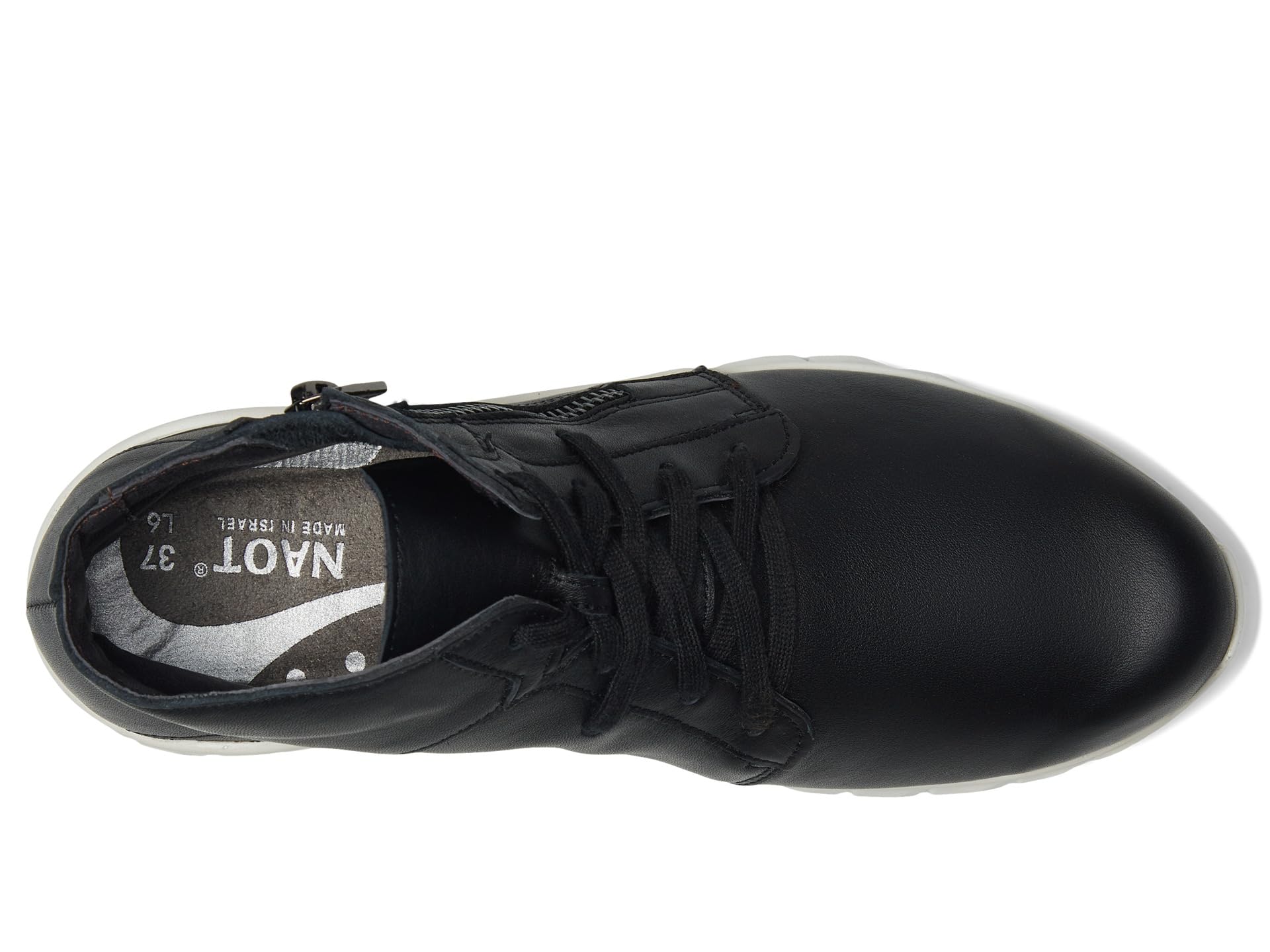 Туфли Naot Polaris, цвет Jet Black Leather — фото 2