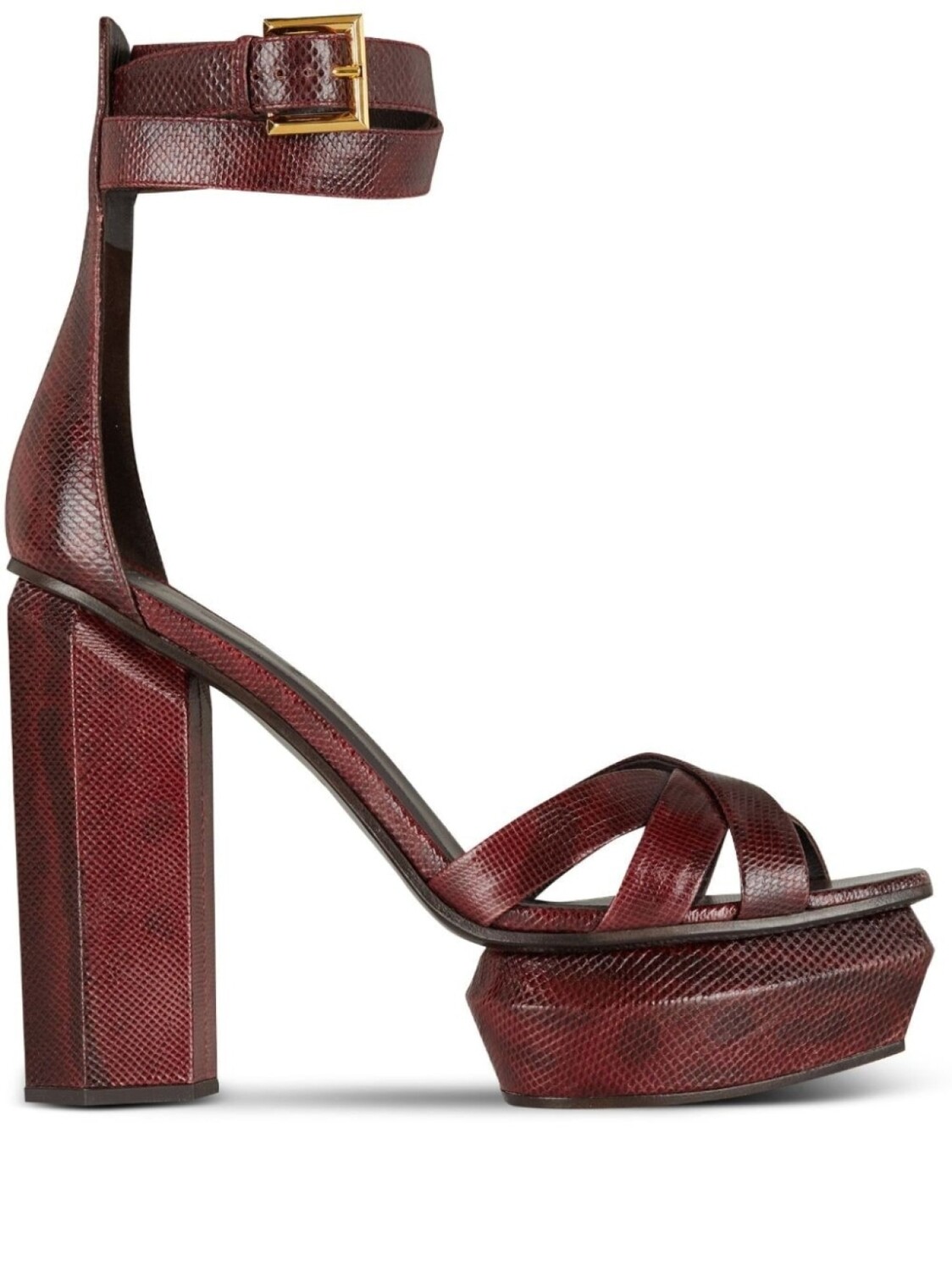 

Balmain босоножки Ava 140 на платформе, красный