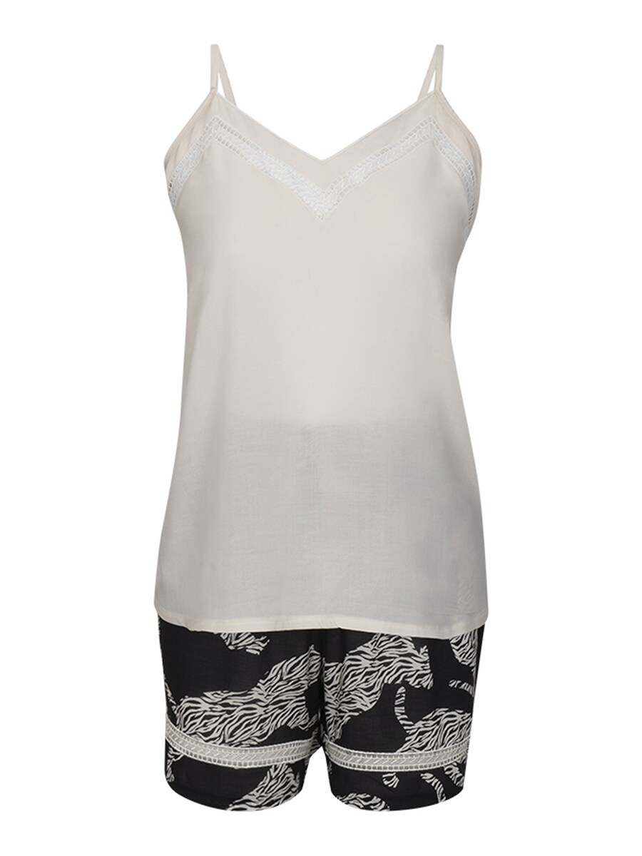 

Короткий пижамный комплект Goldenbay Lilly, Champagne/Black