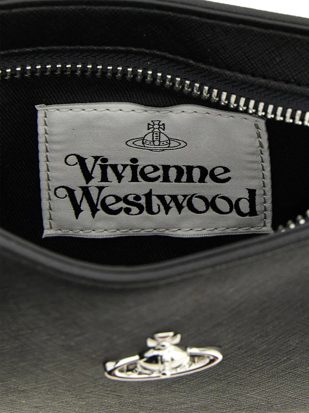 Сумка на плечо Tasha с логотипом Vivienne Westwood, черный — фото 4