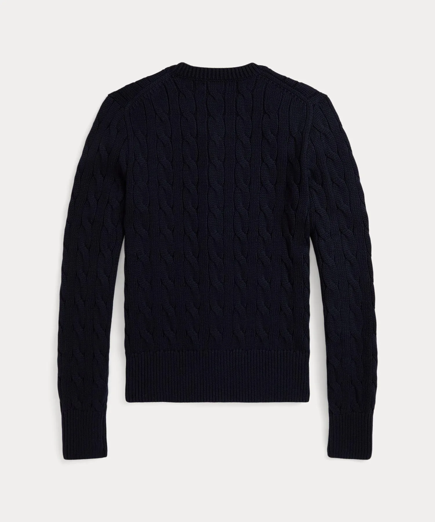 Хлопковый кардиган с круглым вырезом и косами. Polo Ralph Lauren, 400 Blue — фото 2